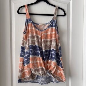 Twenty Second Tie-Dye Tank Top Size Large